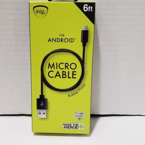 IHIP Micro Cable for Android, 6ft New - Picture 2 of 2